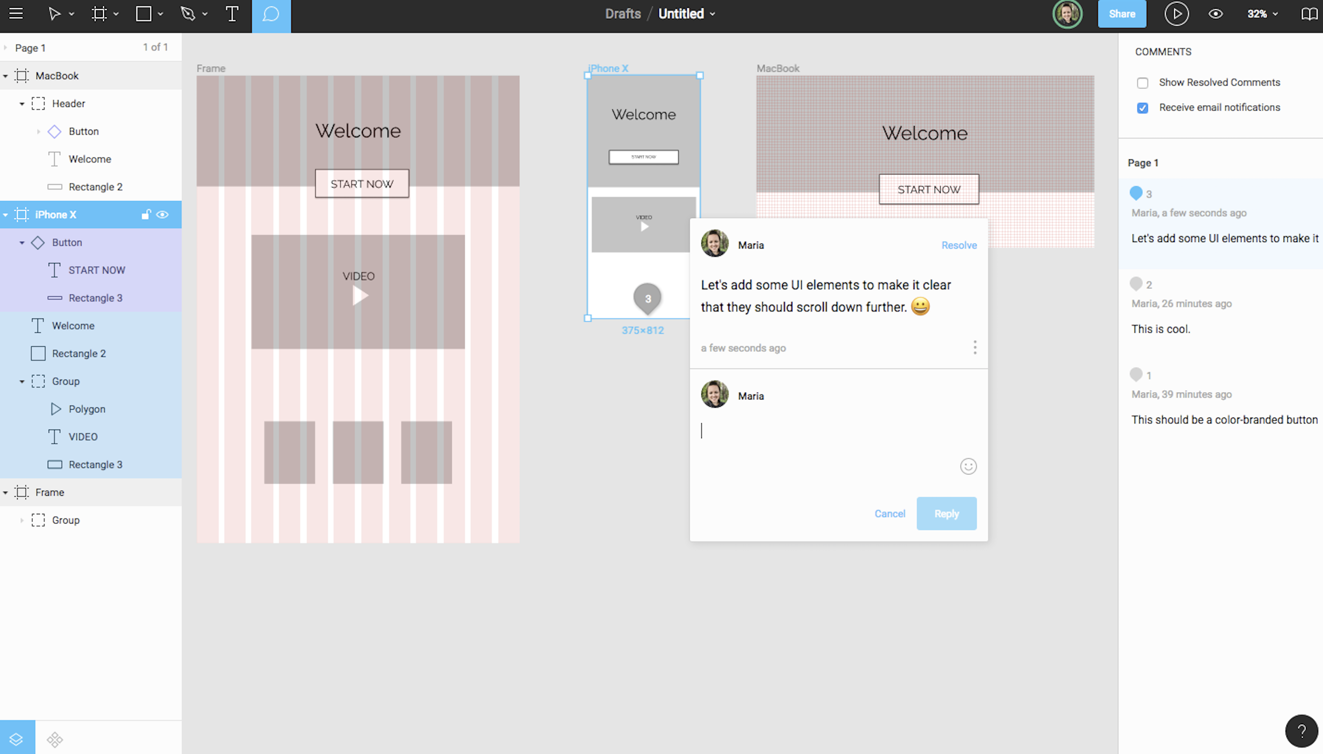 Online Wireframe and UI Mockup Tool Creately