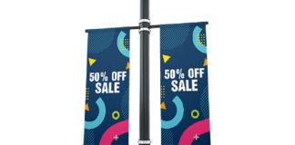 Pole banner