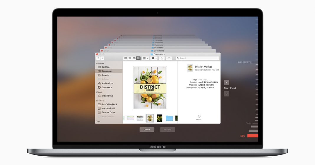 Apple Time Machine Tech Update